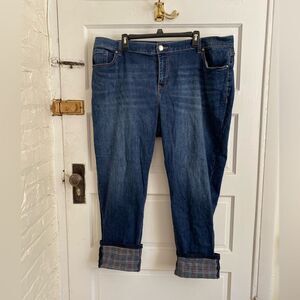 Lane Bryant Classic Blue Jeans Flex Magic Wasitband Signature Fit Size 20